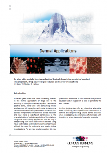 Factsheet Dermal Applications