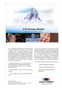 Factsheet "3 D-Corena Model"